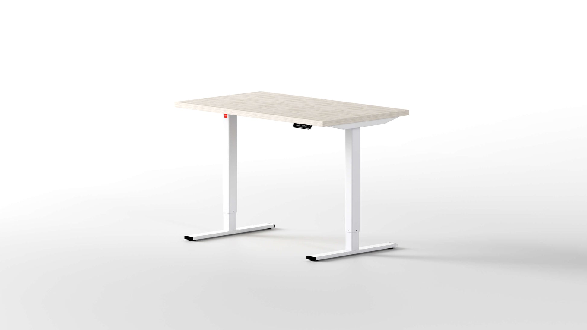 escritorio elevable eleva pro con tablero madera y estructura blanca - [40755065520173]