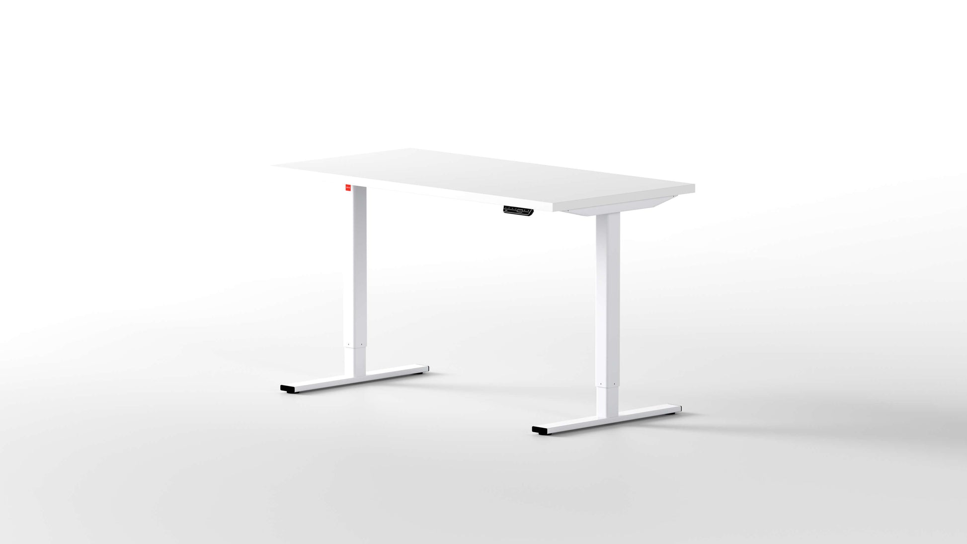 escritorio elevable eleva pro 140X70 con tablero madera de blanca y estructura blanca - [40755051626541]