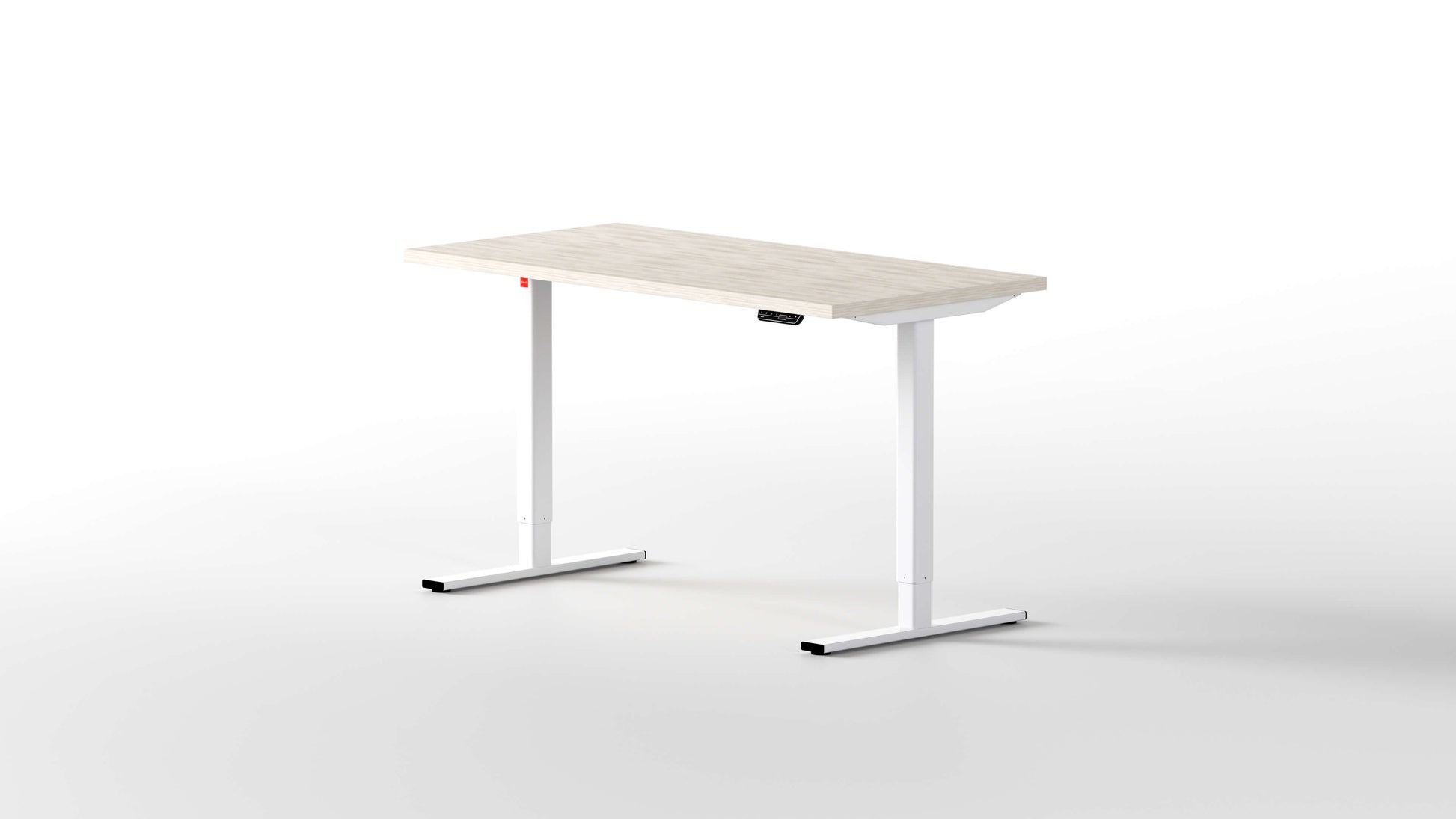 escritorio elevable eleva pro 140X70 con tablero madera de nórdico y estructura blanca - [40755065749549]