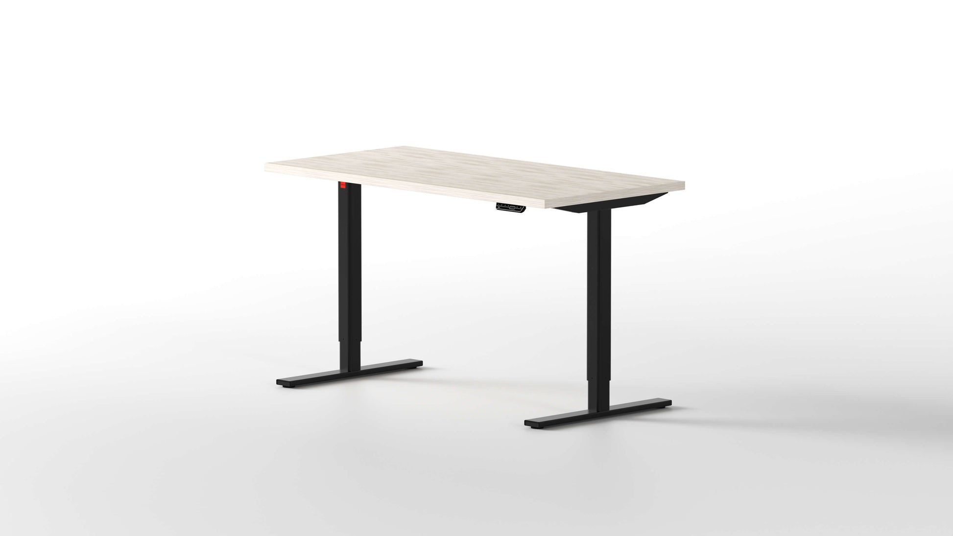 escritorio elevable eleva pro 140X70 con tablero madera color nórdico y estructura elevable negra - [40755065782317]