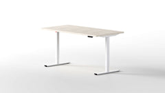 Escritorio elevable eleva pro 160X80 con tablero madera de nórdico  y estructura elevable blanco - [40755065978925]