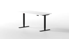 Escritorio elevable eleva pro 160X80 con tablero madera de blanca y estructura elevable negra - [40755065880621]