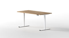 Escritorio elevable eleva pro 160X80 con tablero madera de Roble y estructura elevable blanco - [40755065913389]