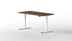 Escritorio elevable eleva pro 160X80 con tablero madera de Roble oscuro y estructura elevable blanco - [40755066044461]